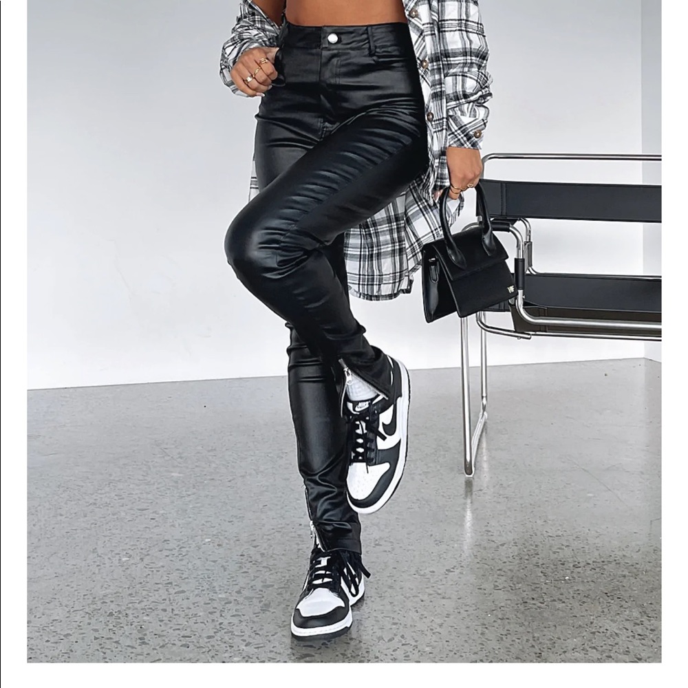 White Fox Boutique Leather Pants